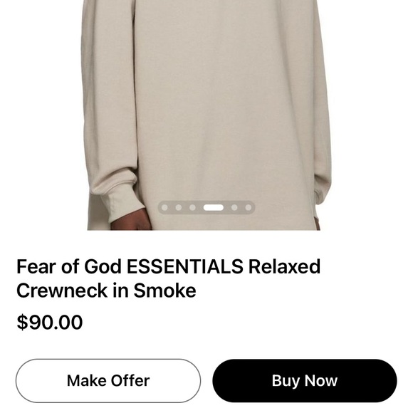 Fear of god crewneck pullover NEW - Picture 8 of 10